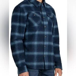 Colorado Clothing Blue Checkered Flannel Shirt Jacket Plaid M